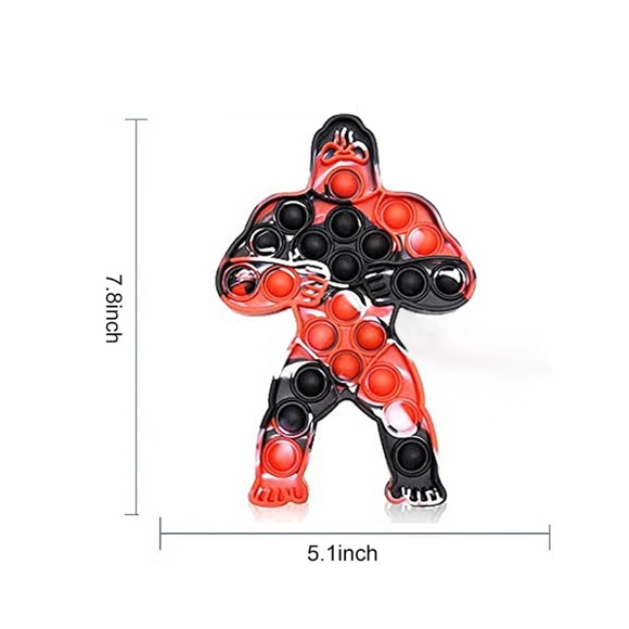 Pop it Toys Godzilla and King Kong.  Helps with stress and anxiety - Picture 5 of 5